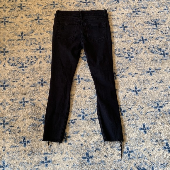 Express Distressed Skinny Black Jeans - Picture 6 of 11